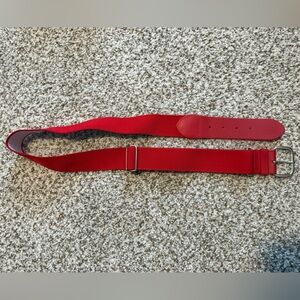 adidas Kids Vibrant Red Belt